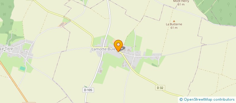 localisation de l'entreprise MONSIEUR PATRICK GAMARD  LAMOTTE-BULEUX