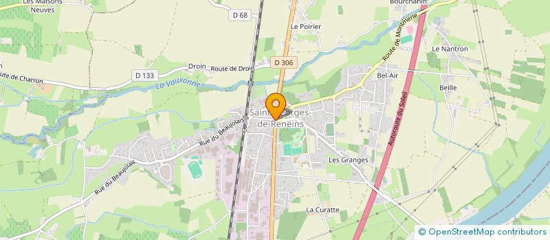 localisation de l'entreprise MONSIEUR PATRICK GAMBIN  SAINT-GEORGES-DE-RENEINS