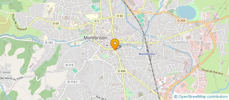 localisation de l'entreprise MONSIEUR PATRICK GANDOLFI  MONTBRISON