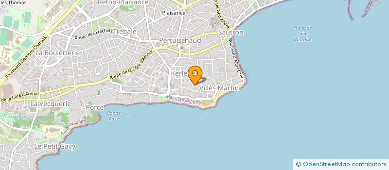 localisation de l'entreprise MONSIEUR PATRICK GANNAT  SAINT-NAZAIRE