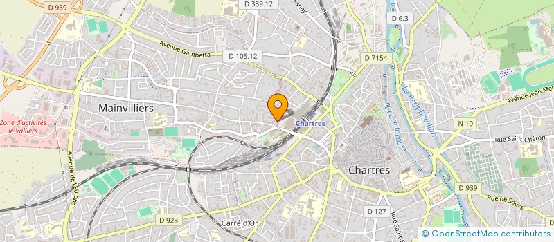 localisation de l'entreprise MONSIEUR PATRICK GAOUYAT à CHARTRES