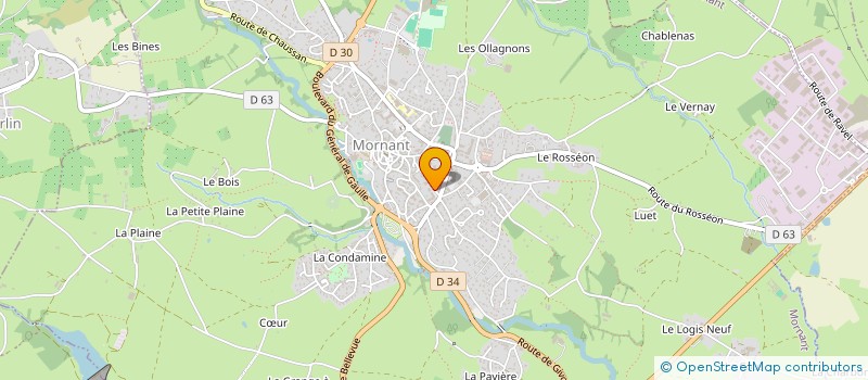 localisation de l'entreprise MONSIEUR PATRICK GARABEDIAN  MORNANT