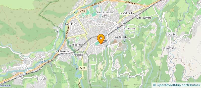 localisation de l'entreprise MONSIEUR PATRICK GARCIA à PRADES