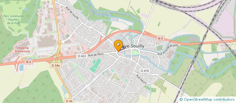 localisation de l'entreprise MONSIEUR PATRICK GARDEREAU  CLAYE-SOUILLY