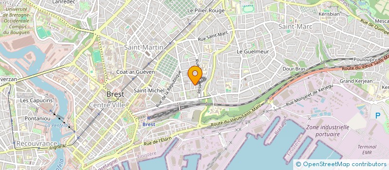 localisation de l'entreprise MONSIEUR PATRICK GARDET à BREST
