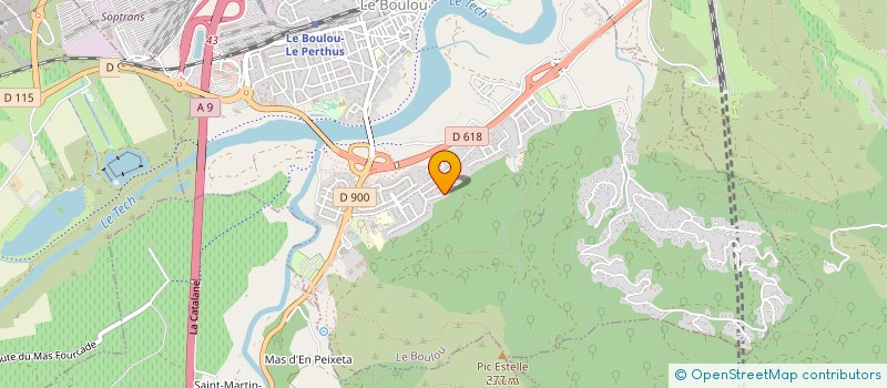 localisation de l'entreprise MONSIEUR PATRICK GARENNE  LE BOULOU