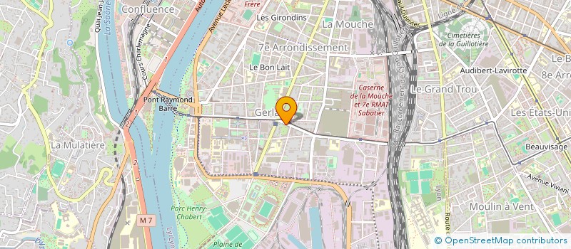 localisation de l'entreprise MONSIEUR PATRICK GARIN à LYON