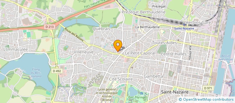 localisation de l'entreprise MONSIEUR PATRICK GARNIER  SAINT-NAZAIRE