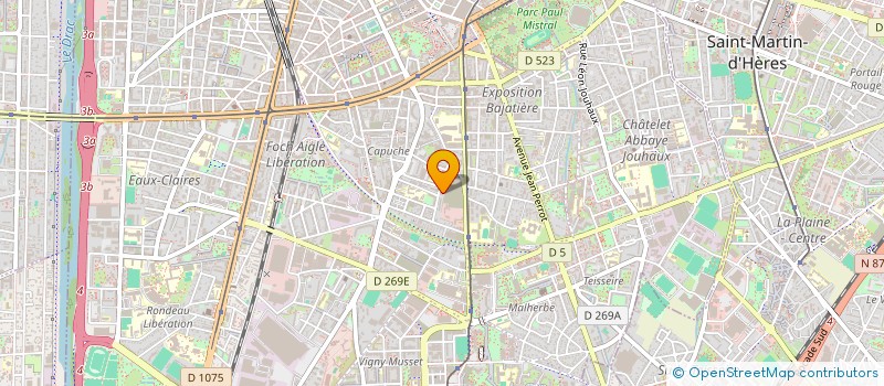 localisation de l'entreprise MONSIEUR PATRICK GARNIER  GRENOBLE