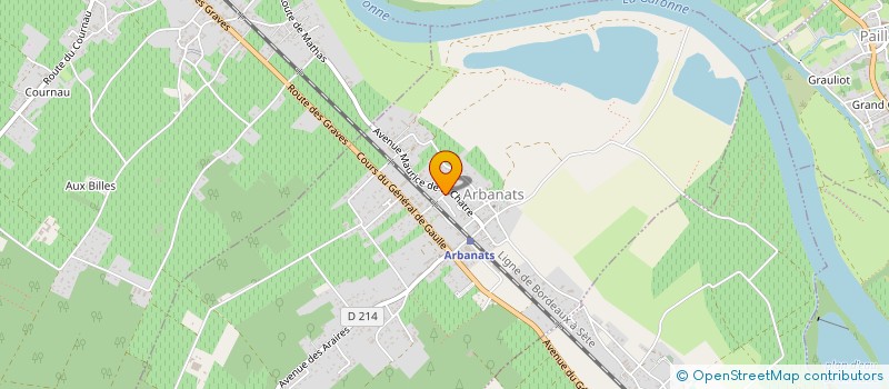 localisation de l'entreprise MONSIEUR PATRICK GAROT  ARBANATS