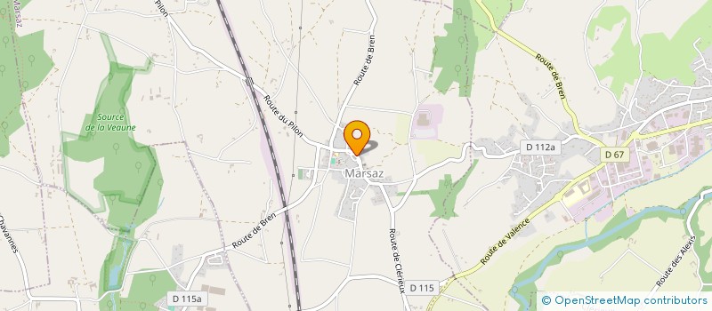 localisation de l'entreprise MONSIEUR PATRICK GARVI  MARSAZ