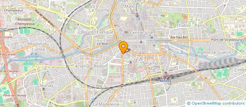 localisation de l'entreprise MONSIEUR PATRICK GASPAILLARD  RENNES