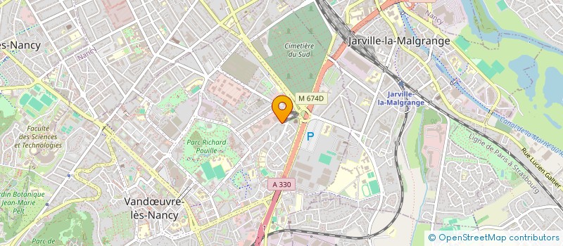 localisation de l'entreprise MONSIEUR PATRICK GASSER  VANDUVRE-LES-NANCY