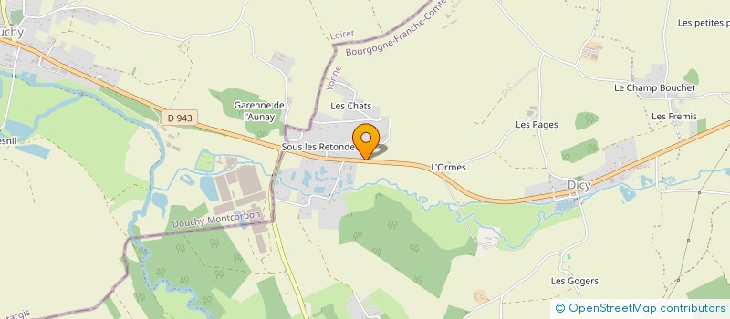 localisation de l'entreprise MONSIEUR PATRICK GATEAU  CHARNY OREE DE PUISAYE