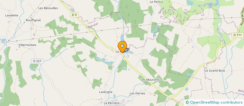 localisation de l'entreprise MONSIEUR PATRICK GAUCHON à JAVERDAT