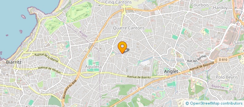 localisation de l'entreprise MONSIEUR PATRICK GAUDIN à ANGLET