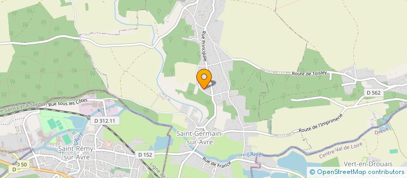 localisation de l'entreprise MONSIEUR PATRICK GAUDIN  SAINT-GERMAIN-SUR-AVRE