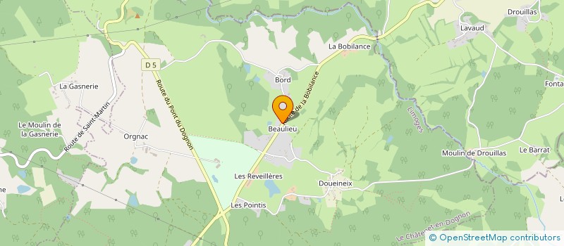 localisation de l'entreprise MONSIEUR PATRICK GAUDY  LE CHATENET EN DOGNON