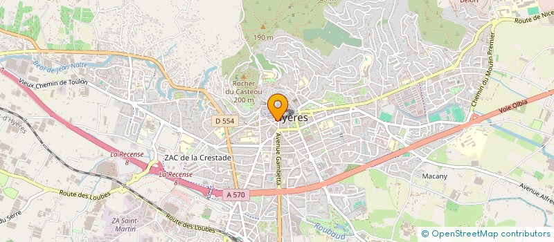 localisation de l'entreprise MONSIEUR PATRICK GAULMIN  TOULON