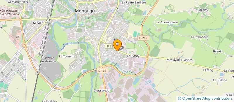 localisation de l'entreprise MONSIEUR PATRICK GAUTHIER à MONTAIGU-VENDEE