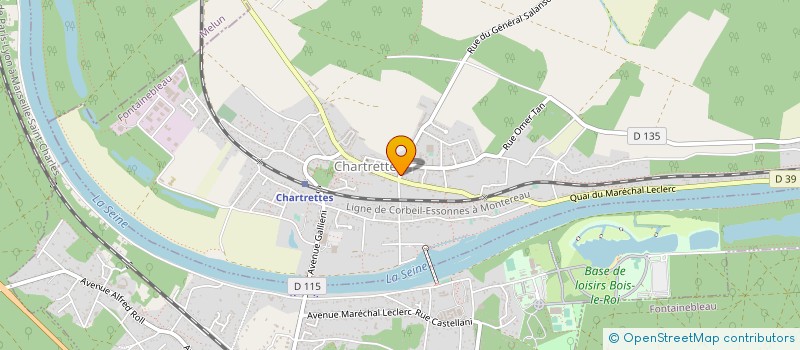 localisation de l'entreprise MONSIEUR PATRICK GAUTIER à CHARTRETTES