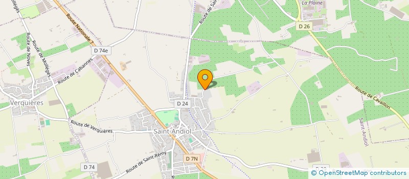 localisation de l'entreprise MONSIEUR PATRICK GAUTIER  SAINT-ANDIOL