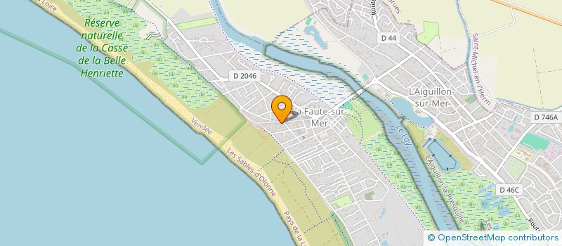 localisation de l'entreprise MONSIEUR PATRICK GAUTIER  L'AIGUILLON-LA-PRESQU'ILE