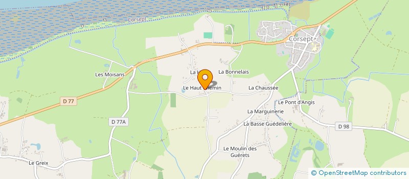 localisation de l'entreprise MONSIEUR PATRICK GAUTIER à CORSEPT