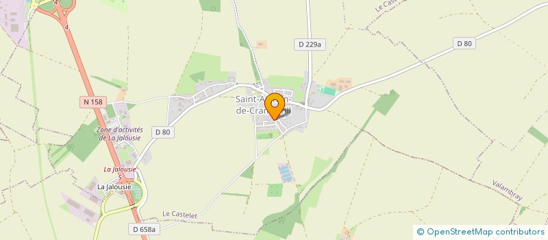 localisation de l'entreprise MONSIEUR PATRICK GAUTIER  LE CASTELET