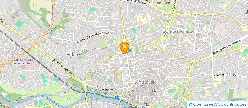 localisation de l'entreprise MONSIEUR PATRICK GAUTIEZ à PAU