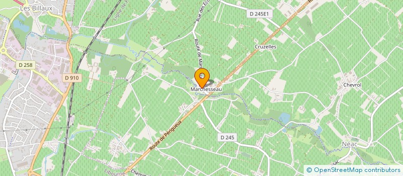 localisation de l'entreprise MONSIEUR PATRICK GAVEAU  LALANDE-DE-POMEROL