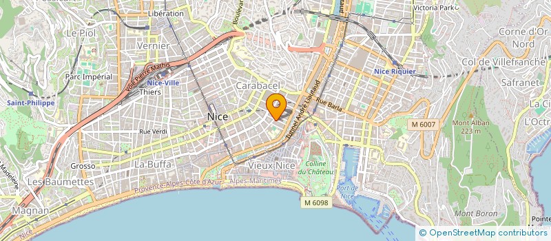 localisation de l'entreprise MONSIEUR PATRICK GAYETTI  NICE