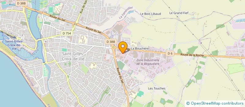 localisation de l'entreprise MONSIEUR PATRICK GAZEAU à SAINT-GILLES-CROIX-DE-VIE
