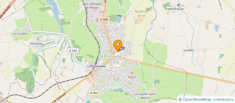 localisation de l'entreprise MONSIEUR PATRICK GEAI  LUC-LA-PRIMAUBE