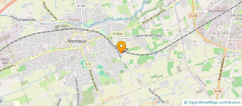 localisation de l'entreprise MONSIEUR PATRICK GEANTY à MONTEUX