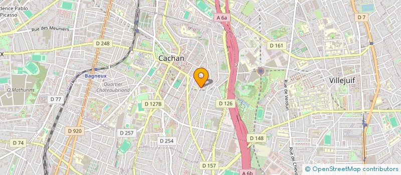 localisation de l'entreprise MONSIEUR PATRICK GENDRE à CACHAN