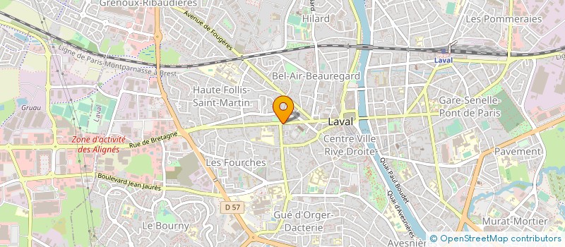 localisation de l'entreprise MONSIEUR PATRICK GENIN à LAVAL