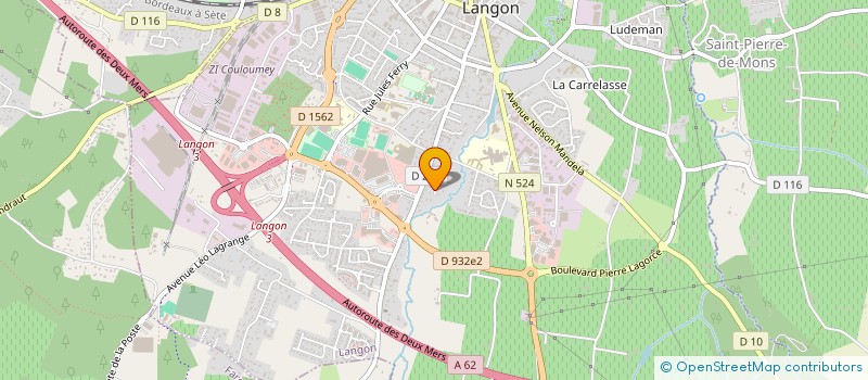 localisation de l'entreprise MONSIEUR PATRICK GENOT à LANGON