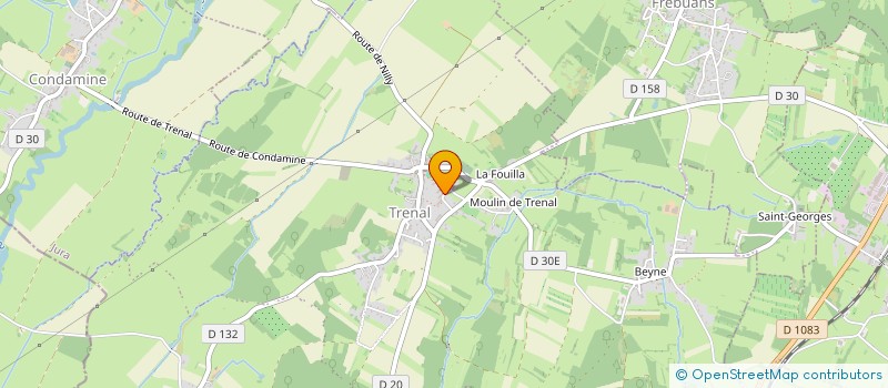 localisation de l'entreprise MONSIEUR PATRICK GENTET  TRENAL