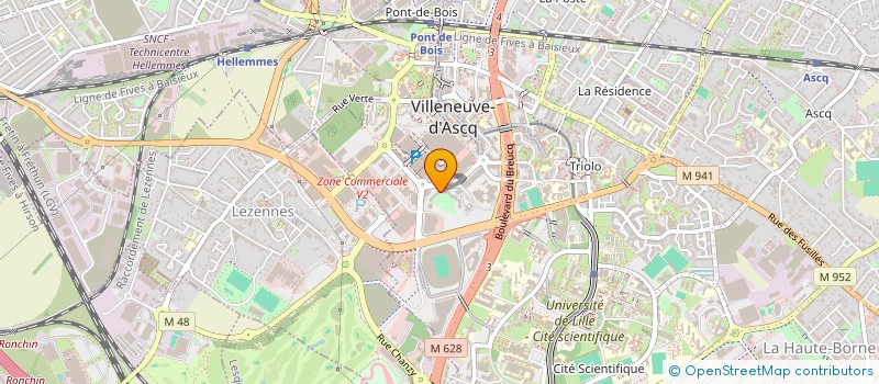 localisation de l'entreprise MONSIEUR PATRICK GENTET  VILLENEUVE-D'ASCQ