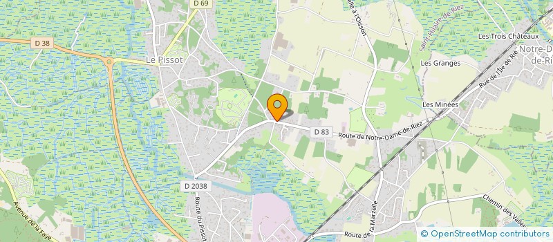 localisation de l'entreprise MONSIEUR PATRICK GENTIEN  SAINT-HILAIRE-DE-RIEZ