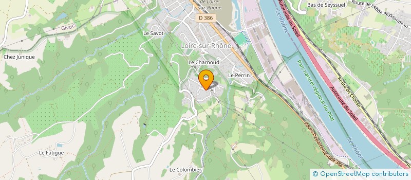 localisation de l'entreprise MONSIEUR PATRICK GENTY  LOIRE-SUR-RHONE