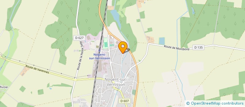 localisation de l'entreprise MONSIEUR PATRICK GENTY à NOGENT-SUR-VERNISSON
