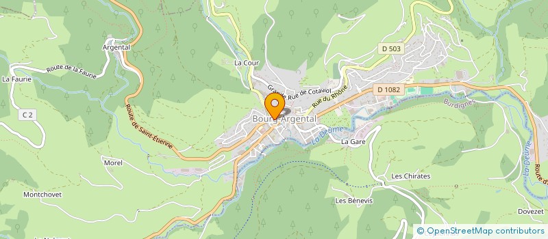 localisation de l'entreprise MONSIEUR PATRICK GEORGE  BOURG-ARGENTAL