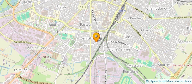 localisation de l'entreprise MONSIEUR PATRICK GEORGE  NIORT