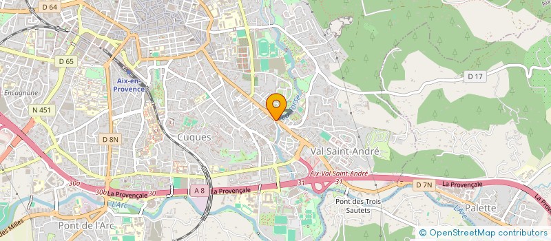 localisation de l'entreprise MONSIEUR PATRICK GERARD à AIX-EN-PROVENCE