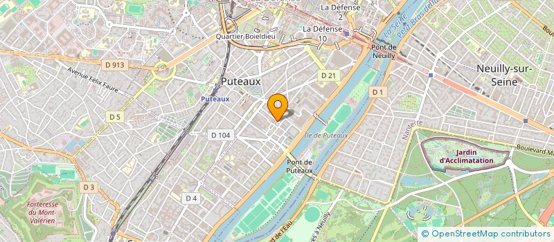localisation de l'entreprise MONSIEUR PATRICK GERARDIN à PUTEAUX