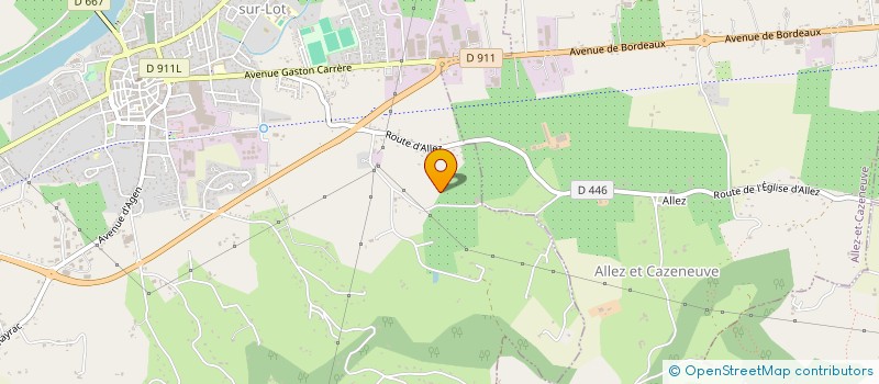 localisation de l'entreprise MONSIEUR PATRICK GERAUD  SAINTE LIVRADE SUR LOT