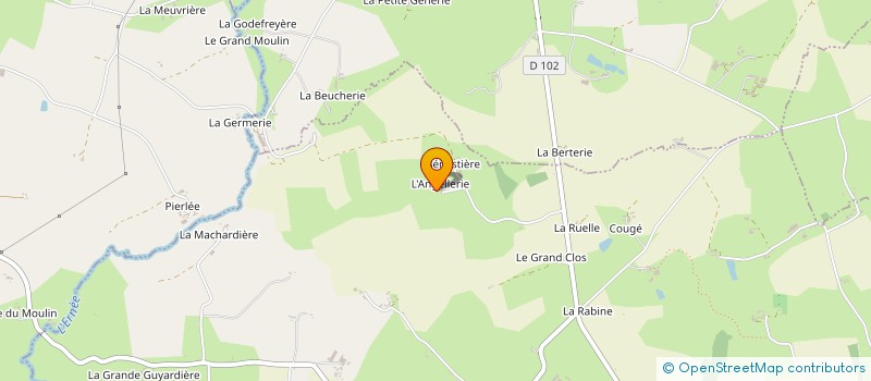 localisation de l'entreprise MONSIEUR PATRICK GERAULT à SAINT-DENIS-DE-GASTINES