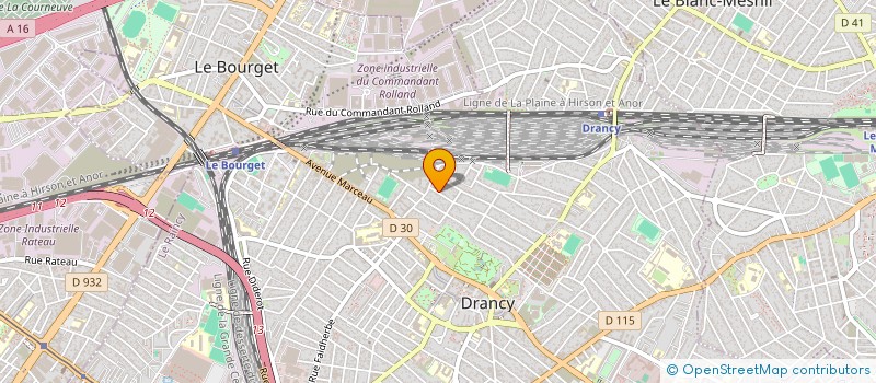 localisation de l'entreprise MONSIEUR PATRICK GERBY  DRANCY